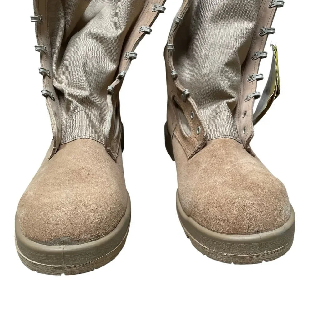 Belleville Mens Tan 300 DES ST Steel Toe‎ Military Tactical Combat Boots 15R NEW